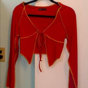 Red Crop Top